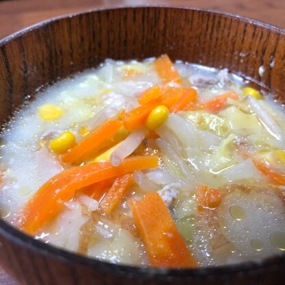 家族８人で500円で大鍋一杯に出来て美味しい！スープも専用のを買って来たみたいと好評です。ありがとうございます^^